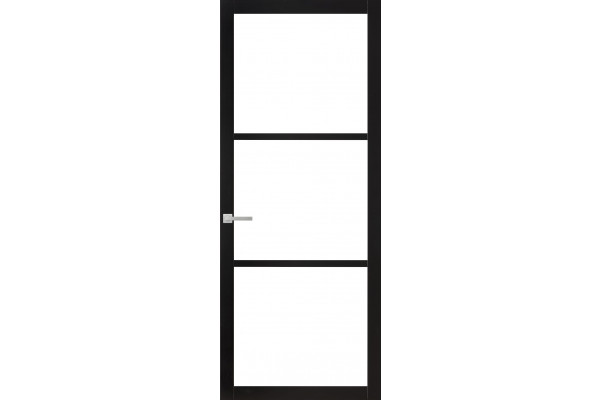 weekamp binnendeur wk6306 c industrieel 80mm 3 ruits blank glas kruk 1