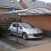 carport autoskule 7016 muuraanbouw pext